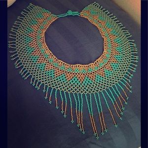 Huichol beaded necklace